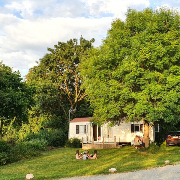 vue sur le mobil-home