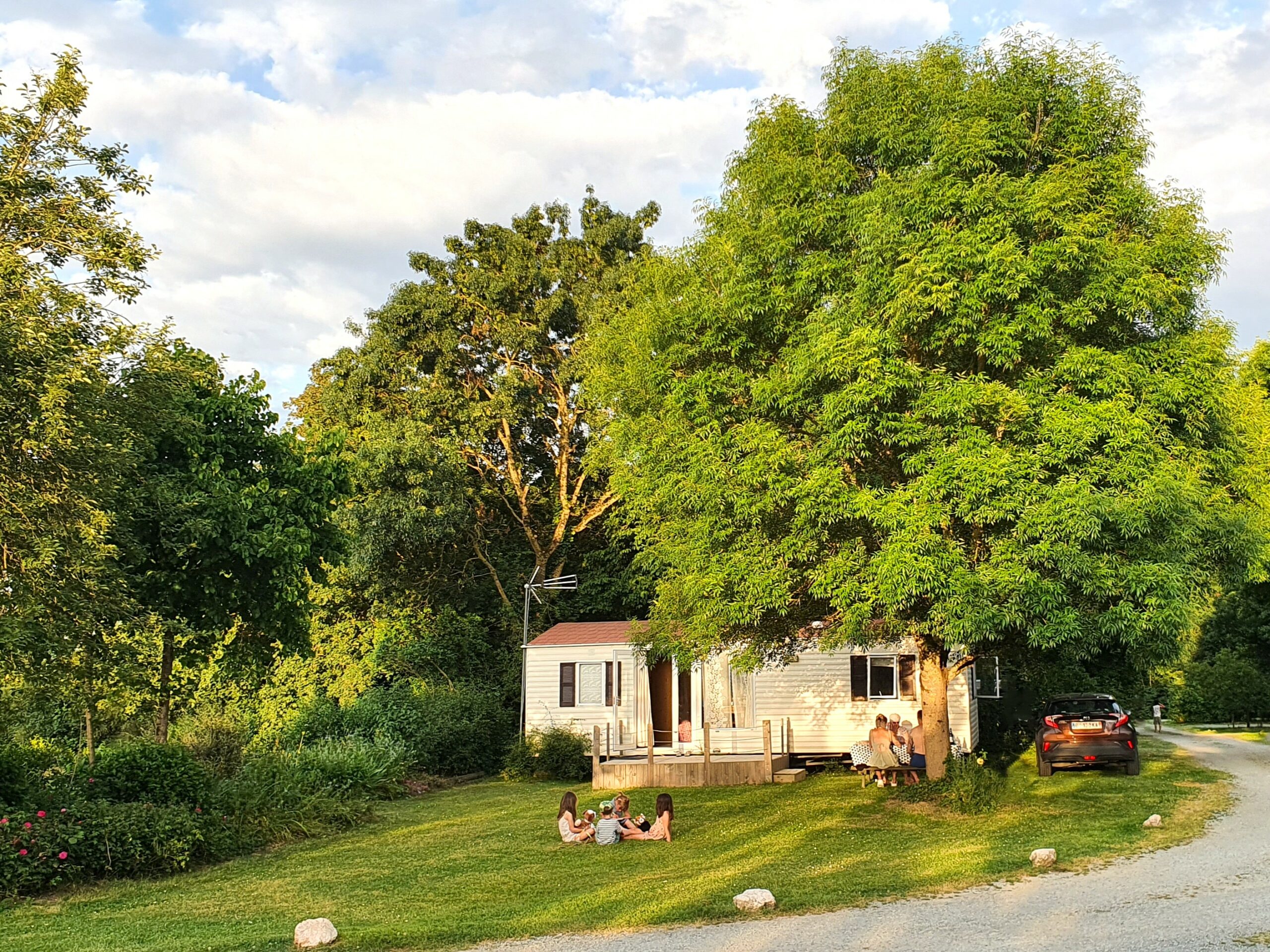 vue sur le mobil-home